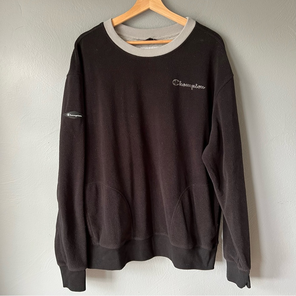 Vintage Champion Fleece Crewneck Sz L